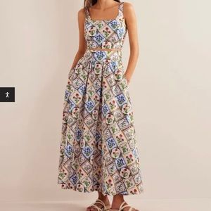 NWT Boden crop top and skirt set